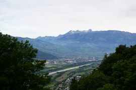 Sankt Galler Rheintal / Alps Rhine Valley of Saint Gallen
Vaduz - Buchs Grabs - Rhein / River Rhine - (Mount) Alpstein
Wildhuser Schafberg - Altmann