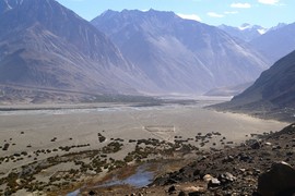 Shyok river 
Saser Muztagh Range / Karakoram